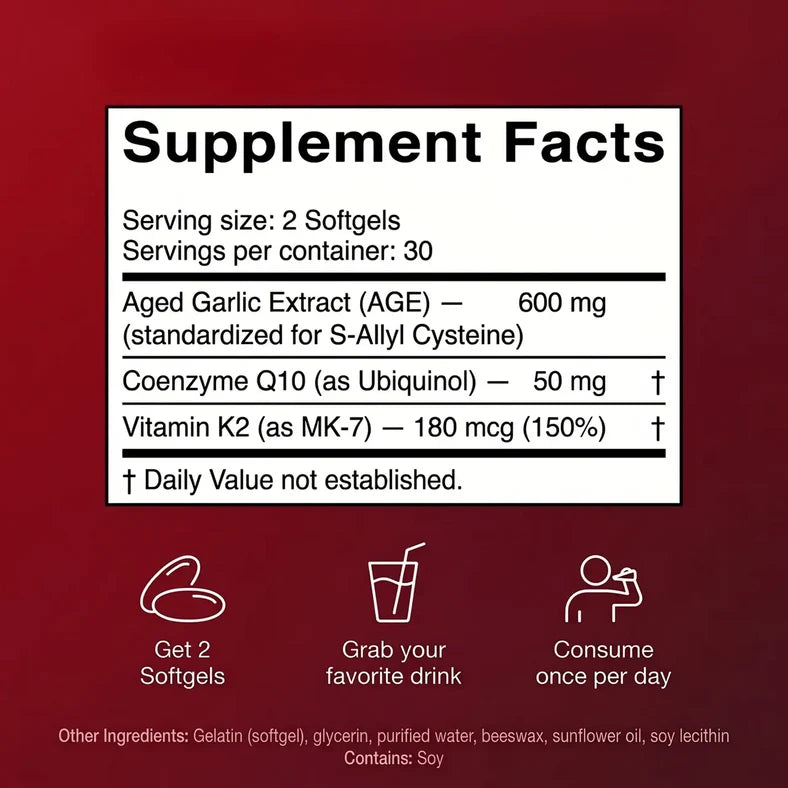 Japanese Heart Protocol (Aged Garlic + Ubiquinol)
